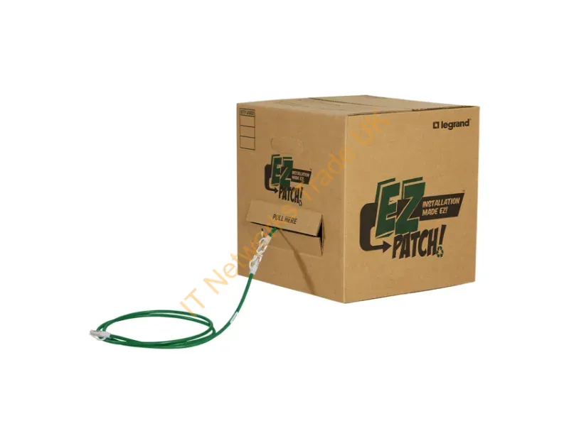 EZC6A07Q40-05 - Legrand Ezc6A07Q40-05 Networking Cable Green 82.7" (2.1 M) Cat6A U/Utp (Utp)