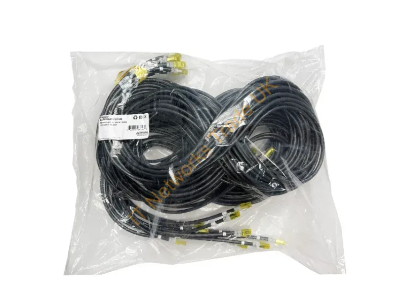 EZFPM603Q12-00 - Legrand Ez Patch Flat Networking Cable Black 35.4" (0.9 M) Cat6A