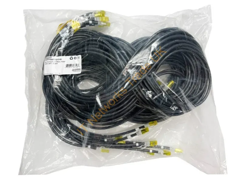EZFPM607Q12-00 - Legrand Ez Patch Networking Cable Black 83.9" (2.13 M) Cat6