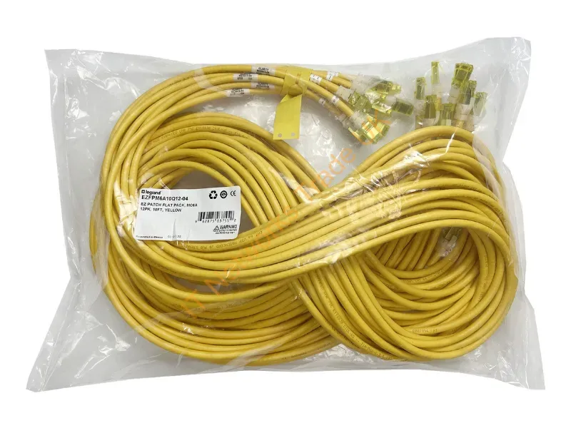 EZFPM607Q12-04 - Legrand Ezfpm607Q12-04 Networking Cable Yellow 82.7" (2.1 M) Cat6