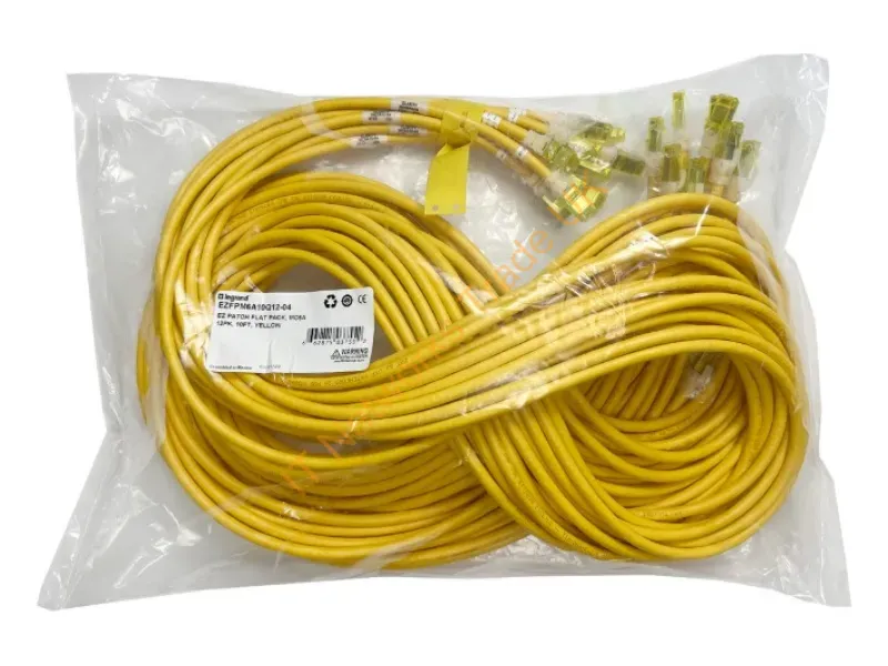 EZFPM6A09Q12-04 - Legrand Ez Patch Networking Cable Yellow 107.9" (2.74 M) Cat6A