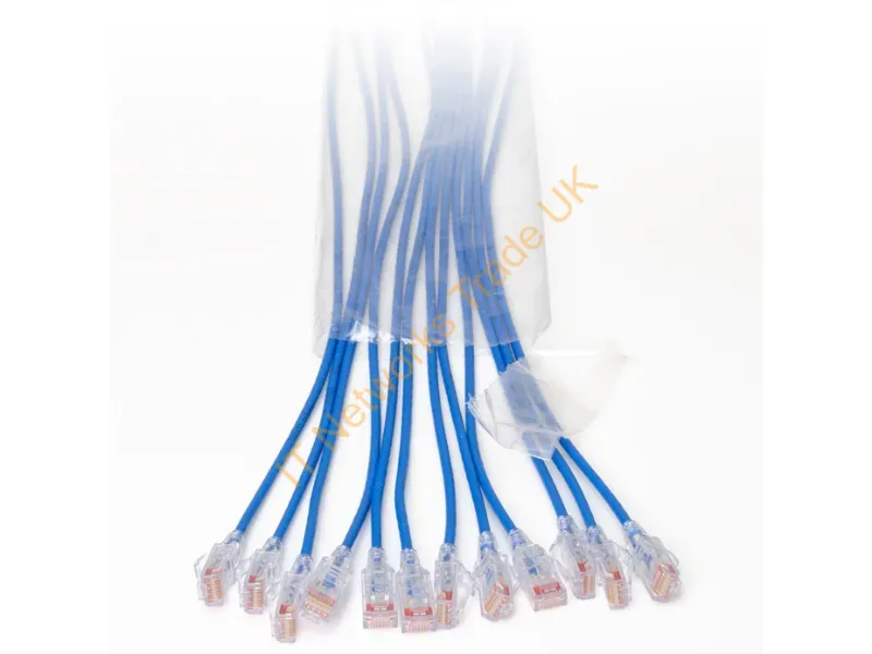 EZFPR6A09Q12-06 - Legrand Ez Patch Networking Cable Blue 107.9" (2.74 M) Cat6A