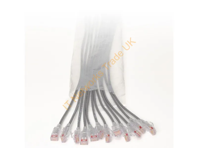 EZFPR6A09Q12-08 - Legrand Ez Patch Networking Cable Gray 107.9" (2.74 M) Cat6A