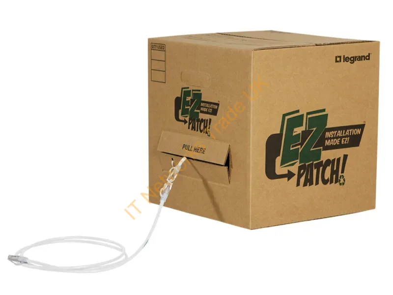 EZRD607Q80-09 - Legrand Ez Patch Box Networking Cable White 83.9" (2.13 M) Cat6
