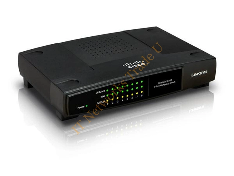 EZXS88W-LA Cisco Linksys EtherFast EZXS88W Ethernet Switch 8 x 10/100Base-TX 1 x 10/100Base-TX Uplink Network Switch