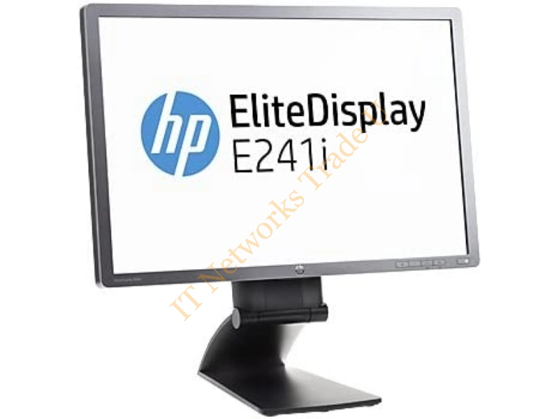 F0W81AA HP E241i 24.0-inch Wide LED Backlit LED Monitor Silv/black
