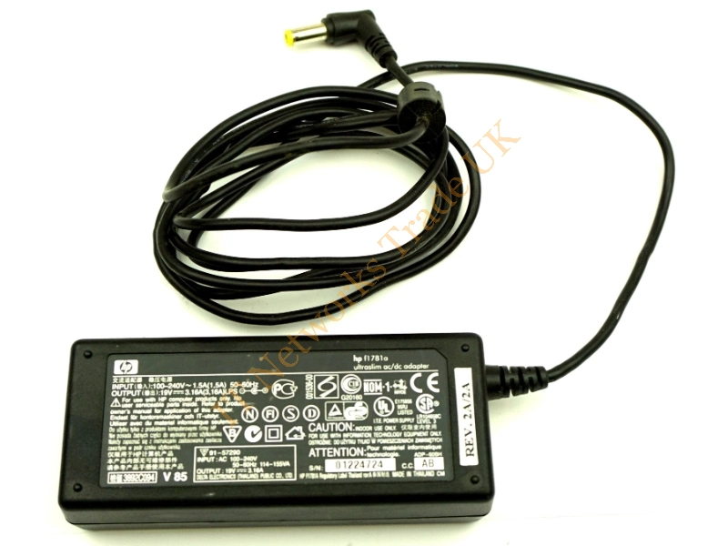 F1781A HP 60-Watts Ultra Slim AC Adapter for OmniBooks Power Adapter