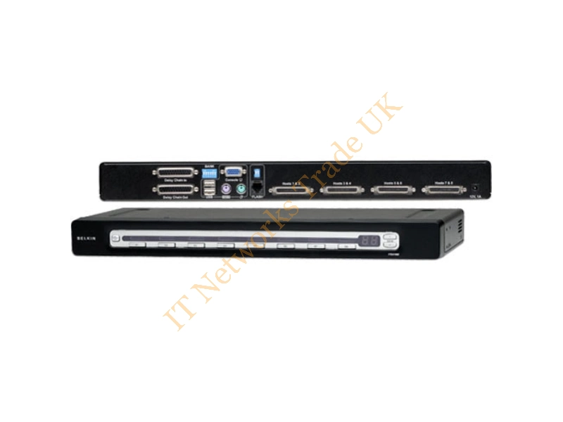 F1DA108Z Belkin OmniView PRO3 8-Port USB & PS/2 VGA KVM Switch