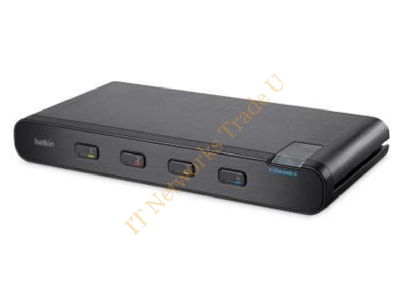 F1DN104B-3EA - Linksys F1DN104B-3 Black Network KVM Switch