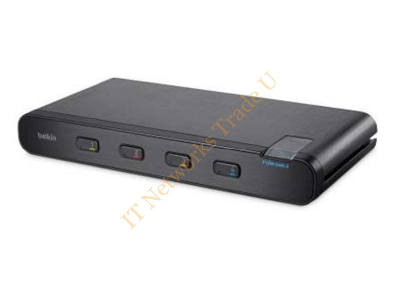 F1DN104K-3ea - Linksys F1DN104K-3 Black Network KVM Switch