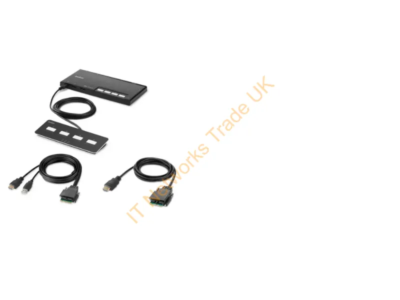 F1DN104MOD-HH-4 - Belkin F1Dn104Mod-Hh-4 Kvm Switch Black
