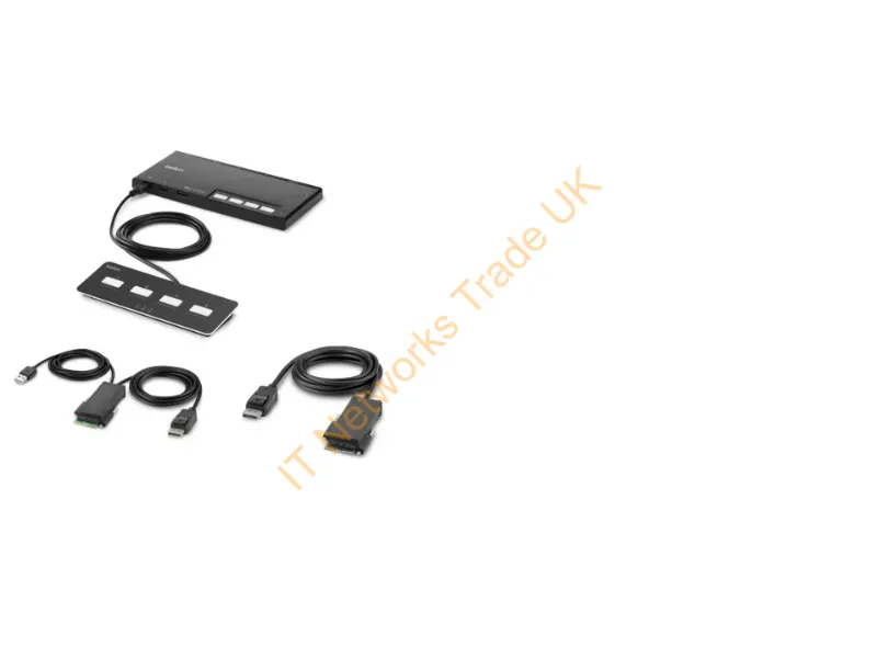 F1DN104MOD-PP-4 - Belkin F1Dn104Mod-Pp-4 Kvm Switch Black