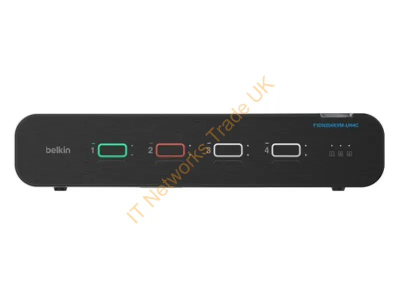 F1DN204KVM-UN4C - Belkin 4 Port 2 Head Dp Skvm Wo Cac