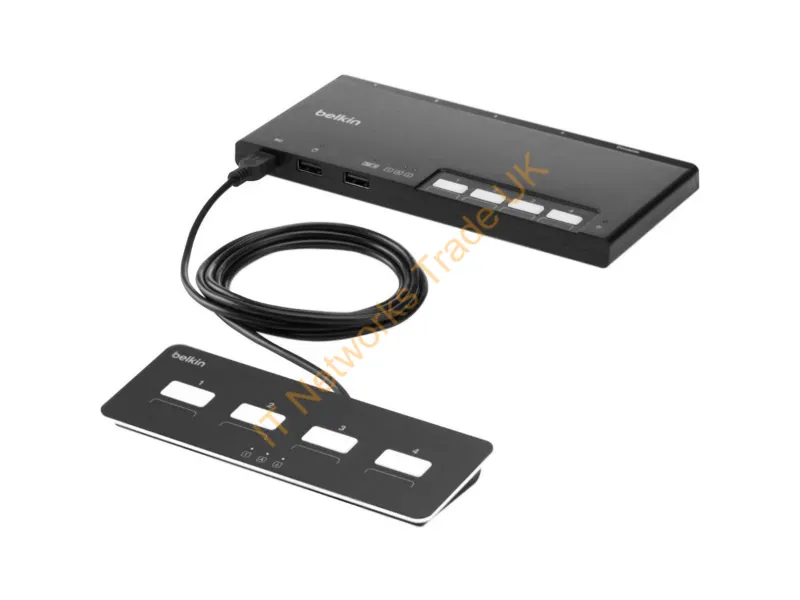 F1DN204MOD-HH-4 - Belkin F1Dn204Mod-Hh-4 Kvm Switch Rack Mounting Black