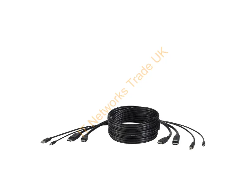 F1DN2CC-HHPP10T - Belkin F1Dn2Cc-Hhpp10T Kvm Cable Black 118.1" (3 M)