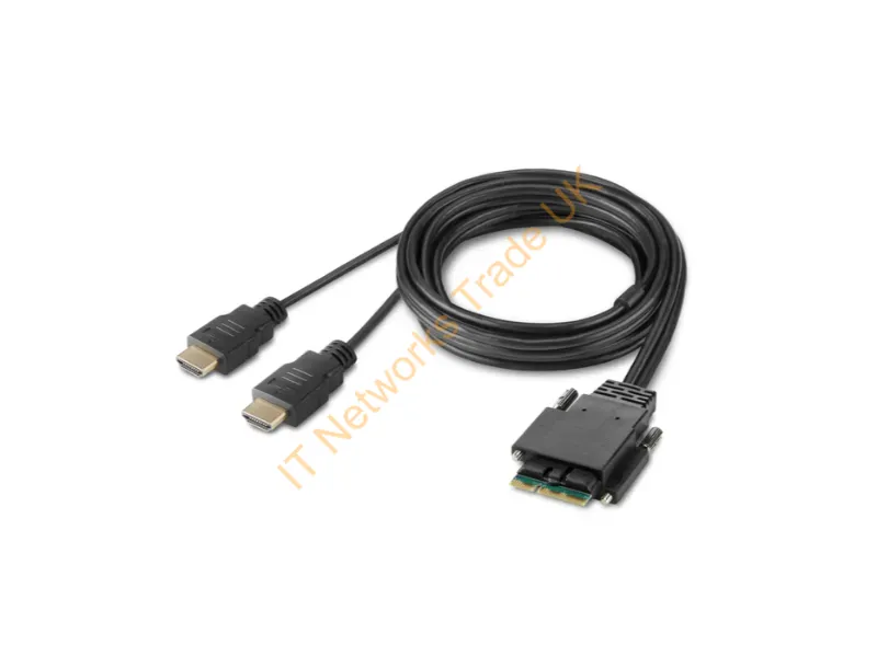 F1DN2MOD-CC-H03 - Belkin F1Dn2Mod-Cc-H03 Kvm Cable Black 35.4" (0.9 M)