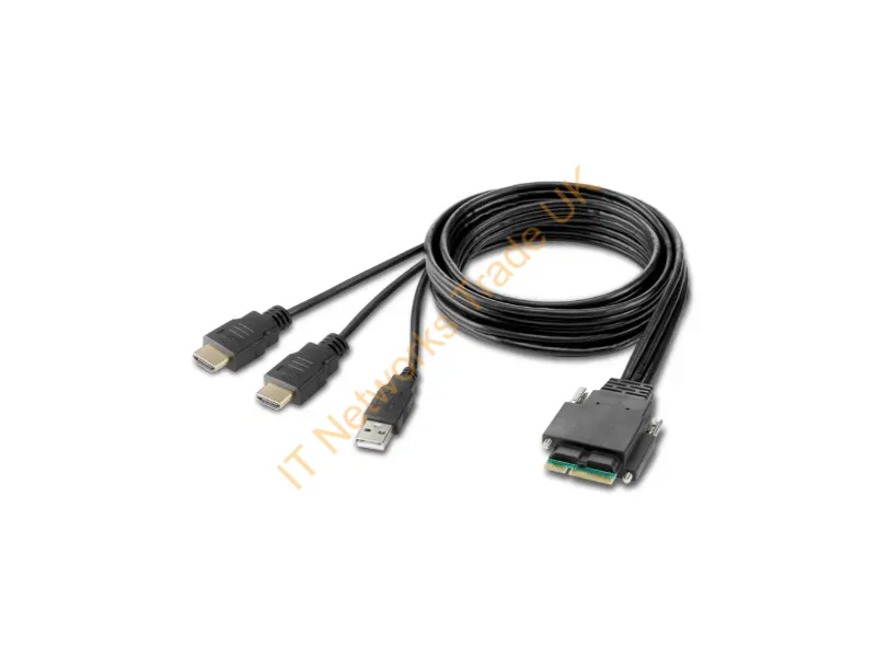 F1DN2MOD-HC-H06 - Belkin F1Dn2Mod-Hc-H06 Kvm Cable Black 70.9" (1.8 M)