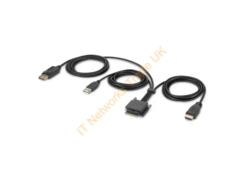 F1DN2MOD-HC-HP6 - Belkin F1Dn2Mod-Hc-Hp6 Kvm Cable Black 70.9" (1.8 M)