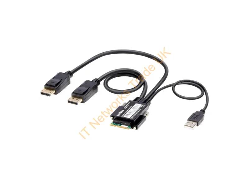 F1DN2MOD-HC-P01 - Belkin F1Dn2Mod-Hc-P01 Kvm Cable Black 11.8" (0.3 M)