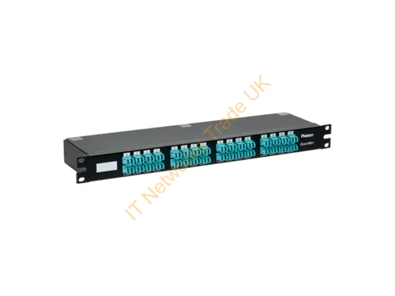 F1RBXN-6408-10S - Panduit F1Rbxn-6408-10S Fiber Optic Adapter Lc/Mpo 1 Pc(S) Black