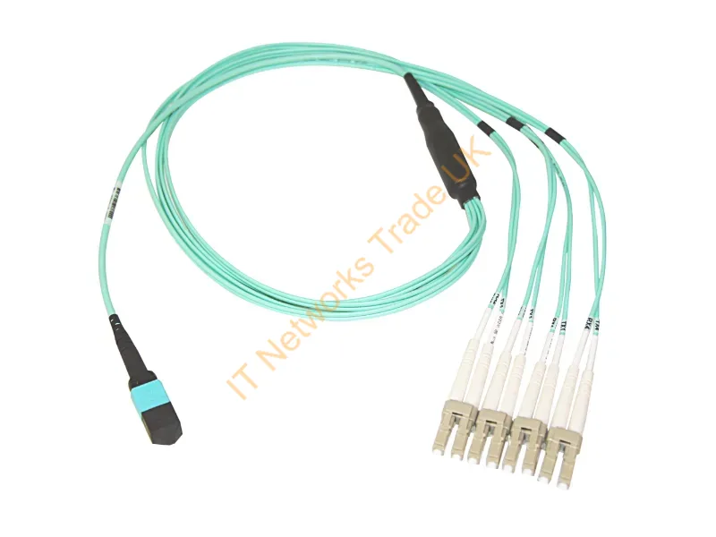 F2CF005-2M - Belkin Om3 Mtp - 4X Lc, 2M Infiniband/Fibre Optic Cable 78.7" (2 M) Turquoise