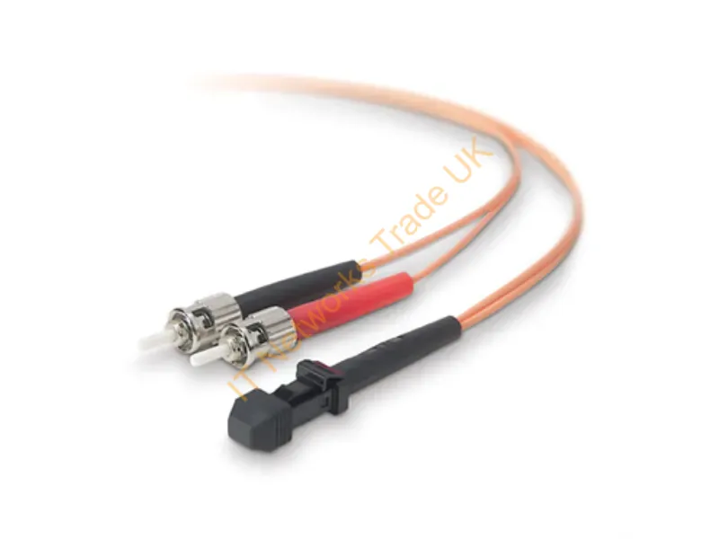 F2F20290-10M Belkin Patch Cable MT-RJ Multimode (Male) ST Multimode (Male) 33ft Fiber Optic 62.5 / 125