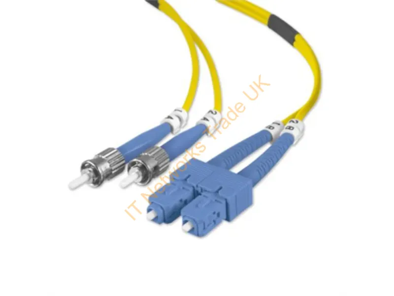 F2F80207-01M Belkin Patch Cable SC Single Mode (Male) ST Single Mode (Male) 3.3ft Fiber Optic 8.3 / 125 Yellow