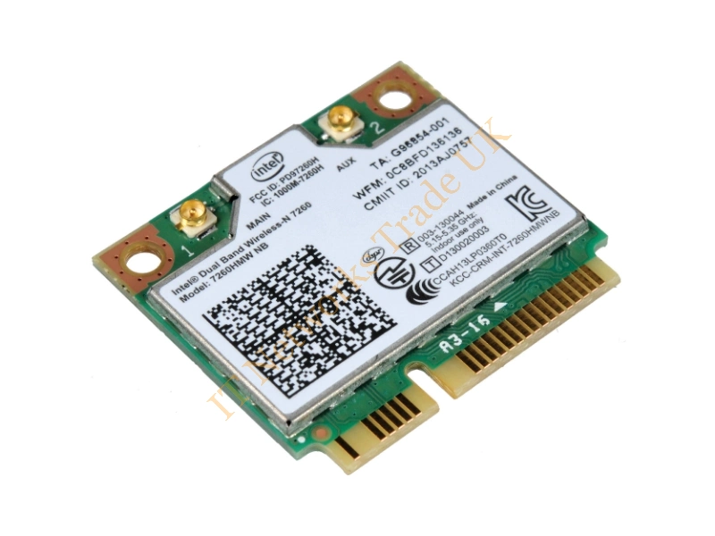 F2P07AT HP 7260 PCI-Express Dual-Band 802.11b/a/g/n Network Adapter
