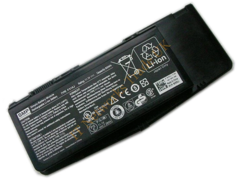 F310J Dell 9-Cell 85Whr Li-Ion Battery for Alienware M17x Laptop Battery