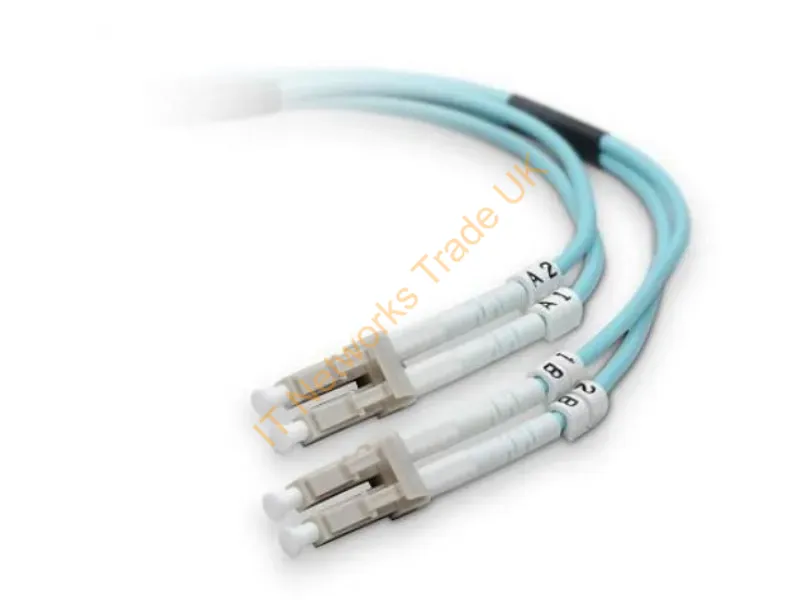 F3F005-10M Belkin Fiber Optic Cable Fiber Optic for Network Device 32.81 ft Mini-LC Male Network LC Male Network Aqua