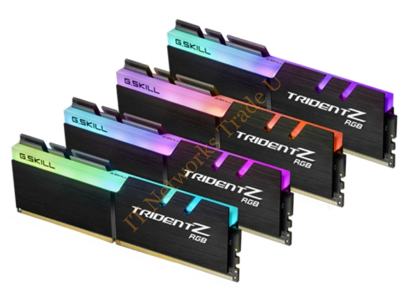 F4-3000C15Q-32GTZR - G.Skill Trident Z RGB 32GB DDR4 32GB DDR4 3000MHz memory module