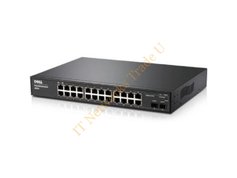F491K Dell PowerConnect 2824 24-Ports 10/100/1000Base-T Managed Network Switch