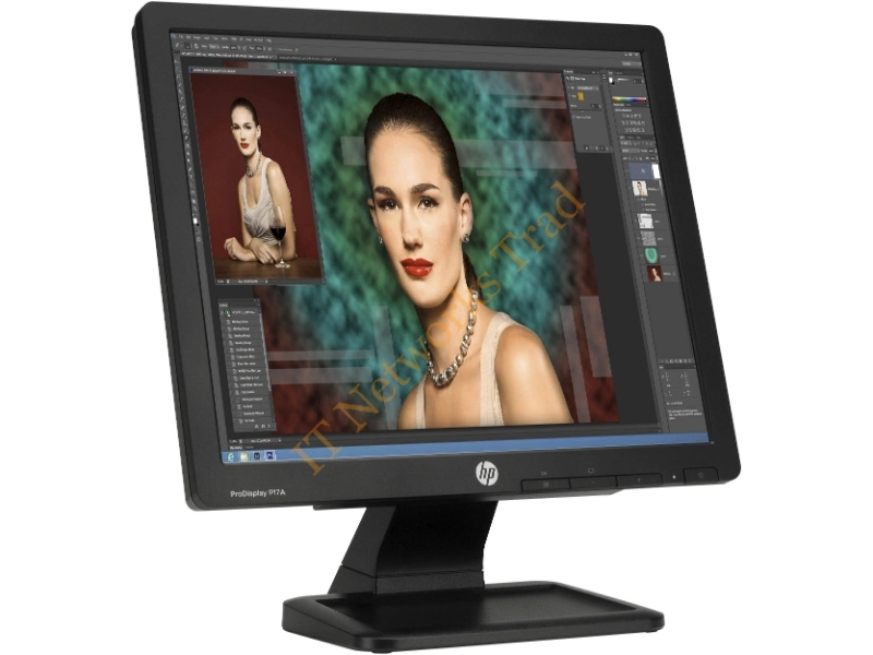 F4M97AA#ABA HP ProDisplay P17A 17-inch SXGA 1280 x 1024 at 60Hz VGA TFT Active Matrix / LED-Backlit LED Monitor