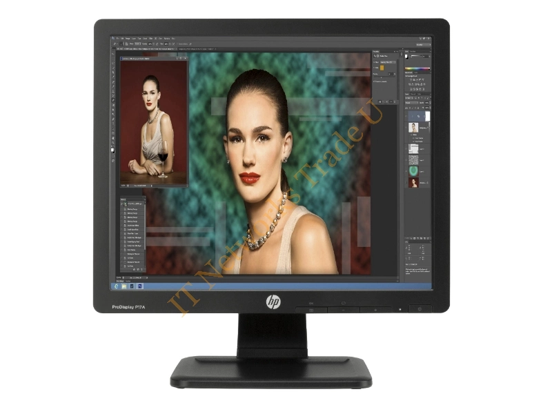 F4M97AA#ABU - HP ProDisplay P17A 17" LED Matt Black computer monitor