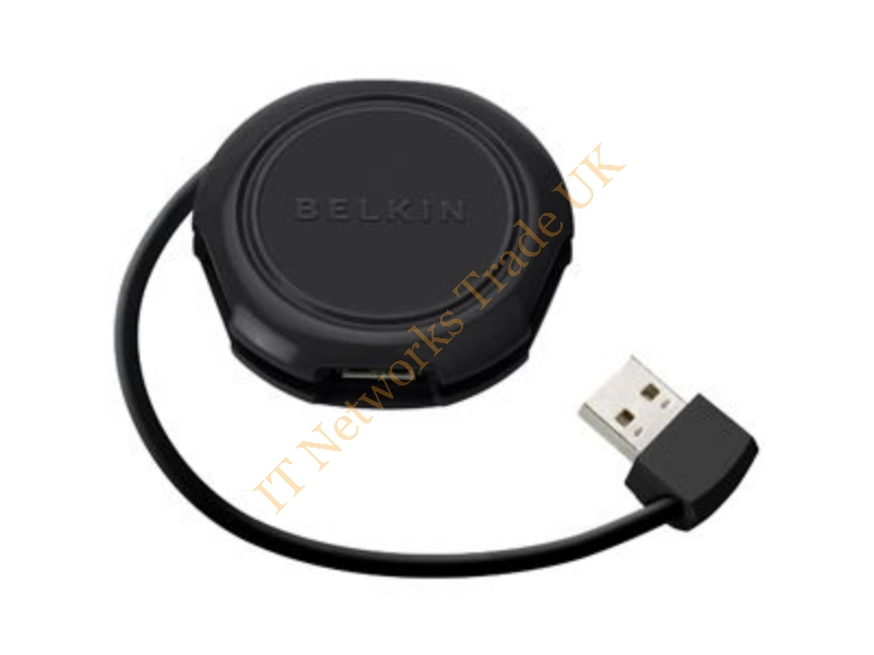 F4U006-BLU Belkin 4-port Travel USB Hub 4 x USB 2.0 USB External