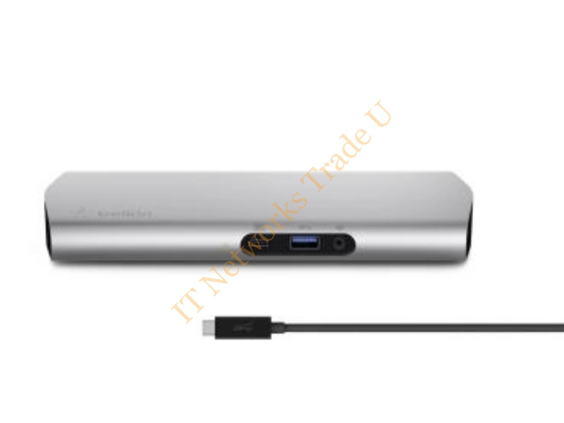 Belkin USB-C DESKTOP DOCK USB 3.1 (3.1 Gen 2) Type-C Black, Silver Accessory