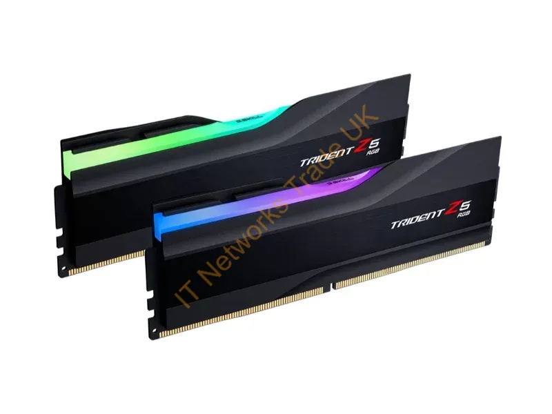 F5-6400J3239G32GX2-TZ5RK - Strategic Sourcing G.Skill Trident Z5 Rgb Series (Intel Xmp 3.0) Ddr5 Ram 64Gb (2X32Gb) 6400Mt/S Cl32-39-39-102 1.40V - Matte Black