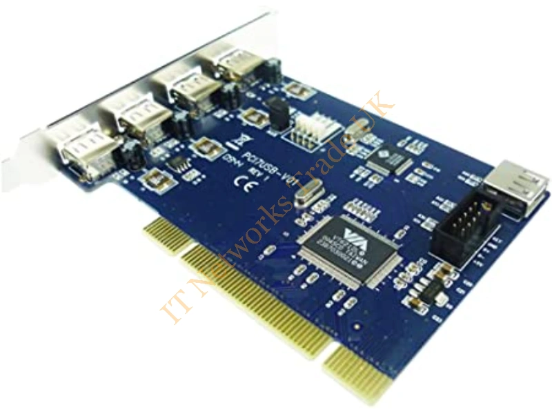 F5U220 Belkin USB 2.0 5-Port PCI Card 4 x 4-pin Type A USB 2.0 USB External 1 x 4-pin Type A USB 2.0 USB Internal Plug-in Card Networking Accessory