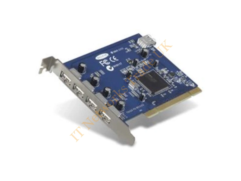 F5U220BHP Belkin Hi-Speed USB 2.0 5-Port PCI Card 4 x 4-pin Type A USB 2.0 USB External 1 x 4-pin Type A USB 2.0 USB Internal Plug-in Card Networking Accessory