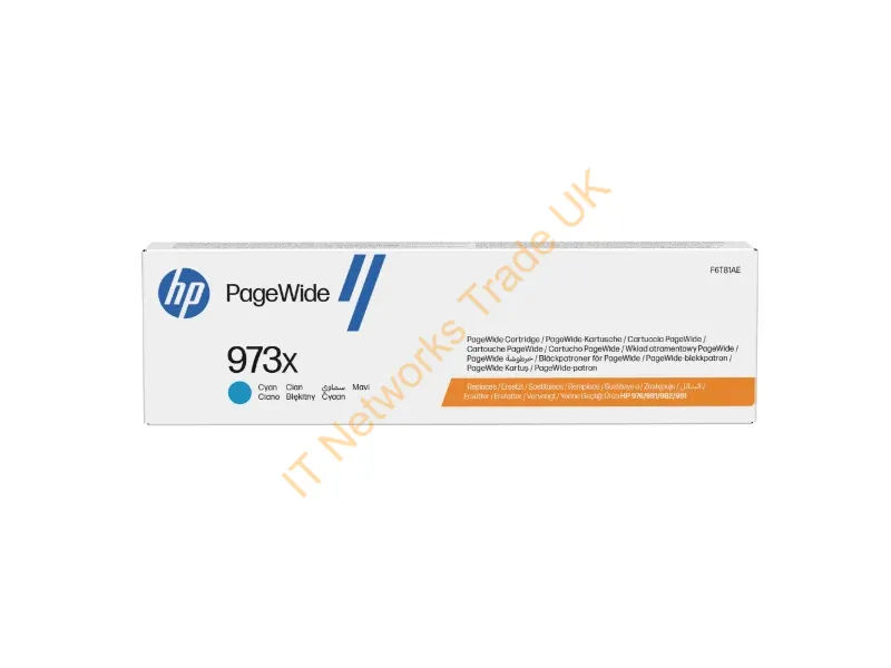 HP F6T81AE (973X) Ink cartridge cyan, 7K pages, 86ml Printer