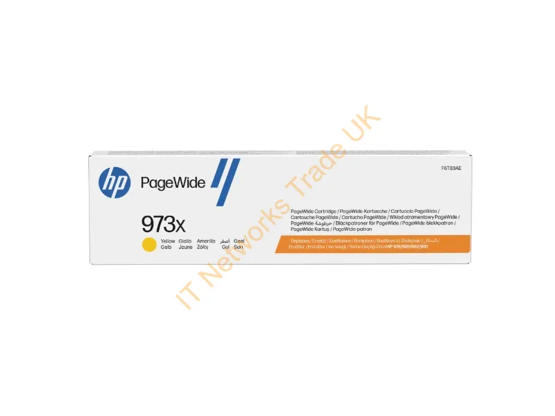 HP F6T83AE (973X) Ink cartridge yellow, 7K pages, 86ml Printer