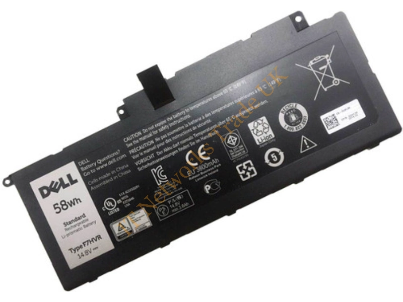 F7HVR Dell 4-Cell 58WHr 14.8V Battery for Inspiron 15-7537 Laptop Battery