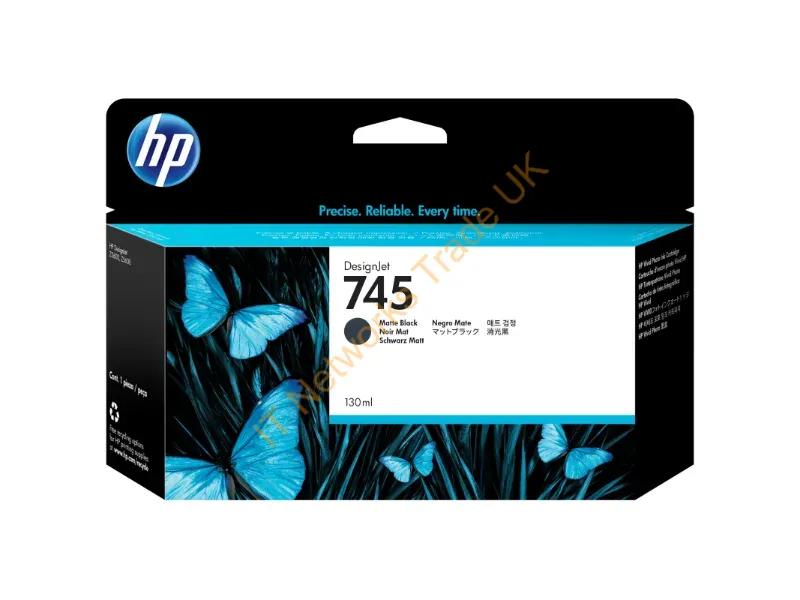 HP F9J99A (745) Ink cartridge black matt, 130ml Printer