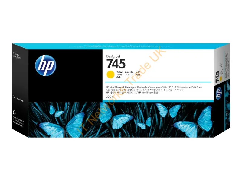 HP F9K02A (745) Ink cartridge yellow, 300ml Printer