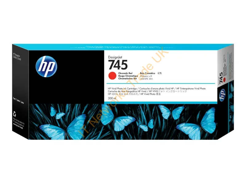 HP F9K06A (745) Ink cartridge red, 300ml Printer