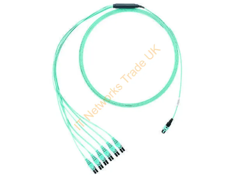 F9TRL6NQSSNM005 - Panduit F9Trl6Nqssnm005 Infiniband/Fibre Optic Cable 196.9" (5 M) Mpo 12X Lc Os2 Aqua Color