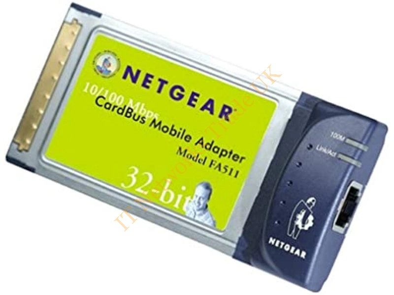 FA410 Netgear 10/100Mbps PCMCIA Network Adapter Card for Notebook PCs