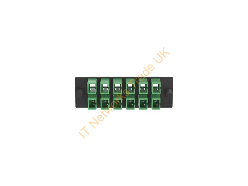 FAP12WAGDLCZ - Panduit Fap12Wagdlcz Fiber Optic Adapter Lc 1 Pc(S) Black, Green