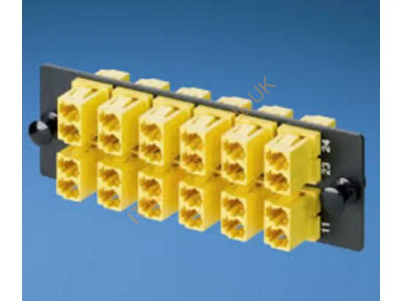 FAP12WDYLDLCZ - Panduit Fap12Wdyldlcz Fiber Optic Adapter Lc 1 Pc(S) Black, Yellow