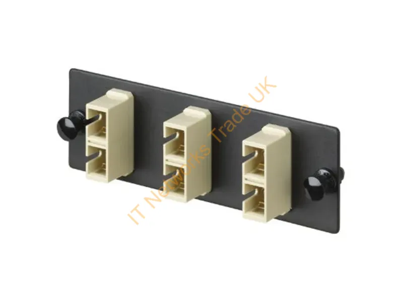 FAP3WEIDSCZ - Panduit Fap3Weidscz Fiber Optic Adapter Sc 1 Pc(S) Black, Ivory